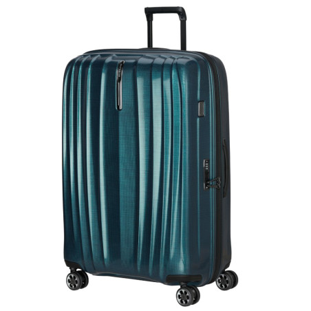 Samsonite Nexis 82cm Expandable Suitcase with 4 Wheels in Deep Petrol