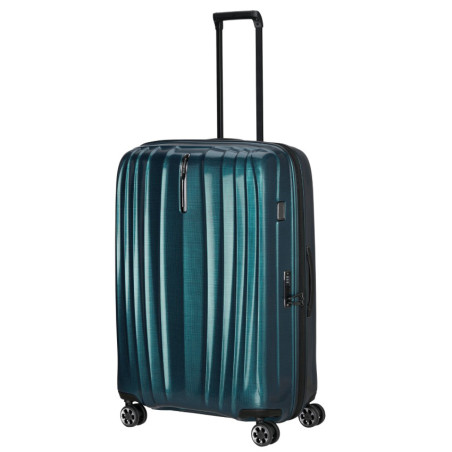 Samsonite Nexis 82cm Expandable Suitcase with 4 Wheels in Deep Petrol