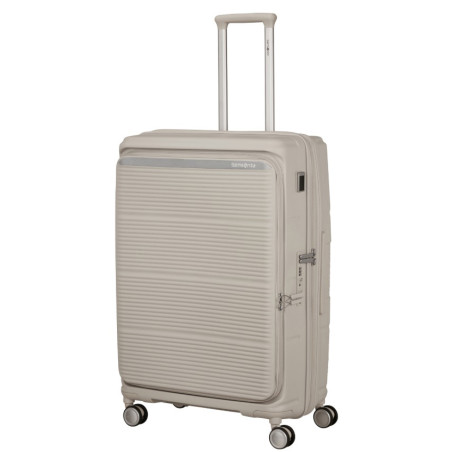 Samsonite Paralux Valise 4 Roues Extensible 75 Cm Stone Grey poignée