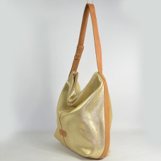 Mila Louise Maeli XC Sac Hobo Cuir Irisé Ambre cote