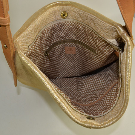 Mila Louise Maeli XC Hobo Bag Iridescent Leather