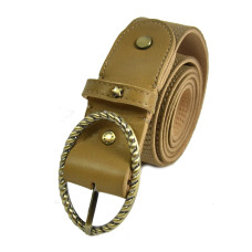 Mila Louise Pale X Iridescent and Grained Adjustable Belt TU Bronze...