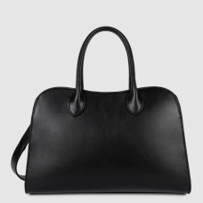 Lancaster Donna Hopper Sac Porté Main En Cuir Lisse 531-121 Noir dos