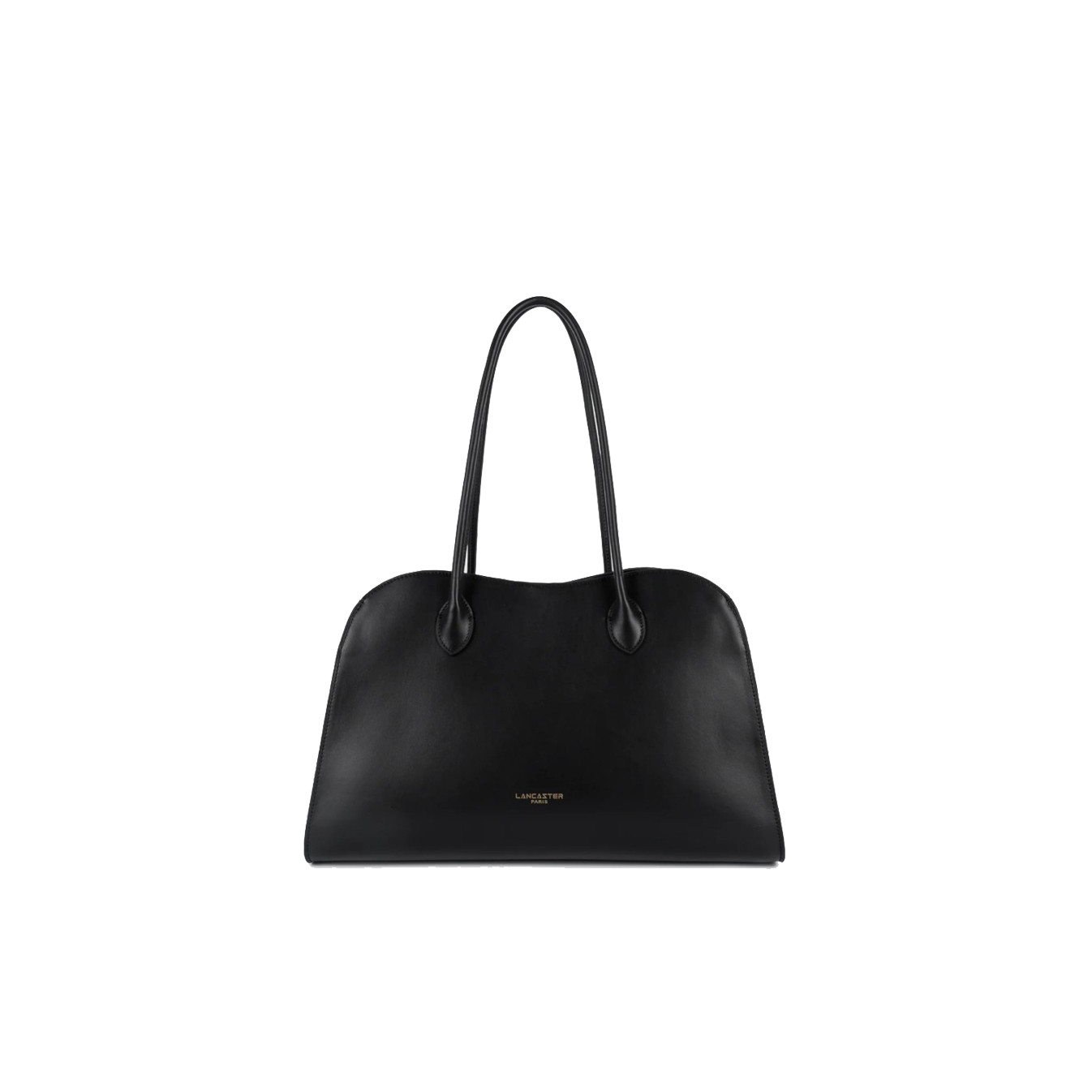 Lancaster Donna Hopper Grand Sac Shopping En Cuir Lisse 531-122 Noir