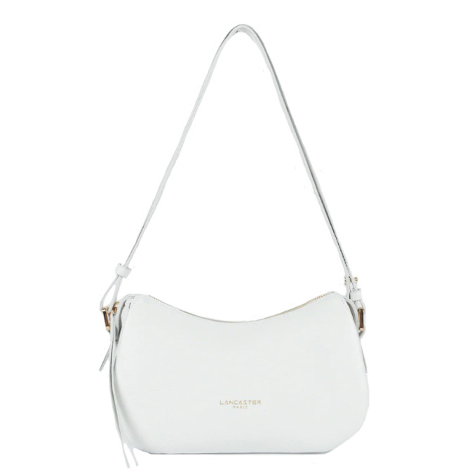 Lancaster Dune Petit sac Besace En Cuir Grainé 529-94 Blanc