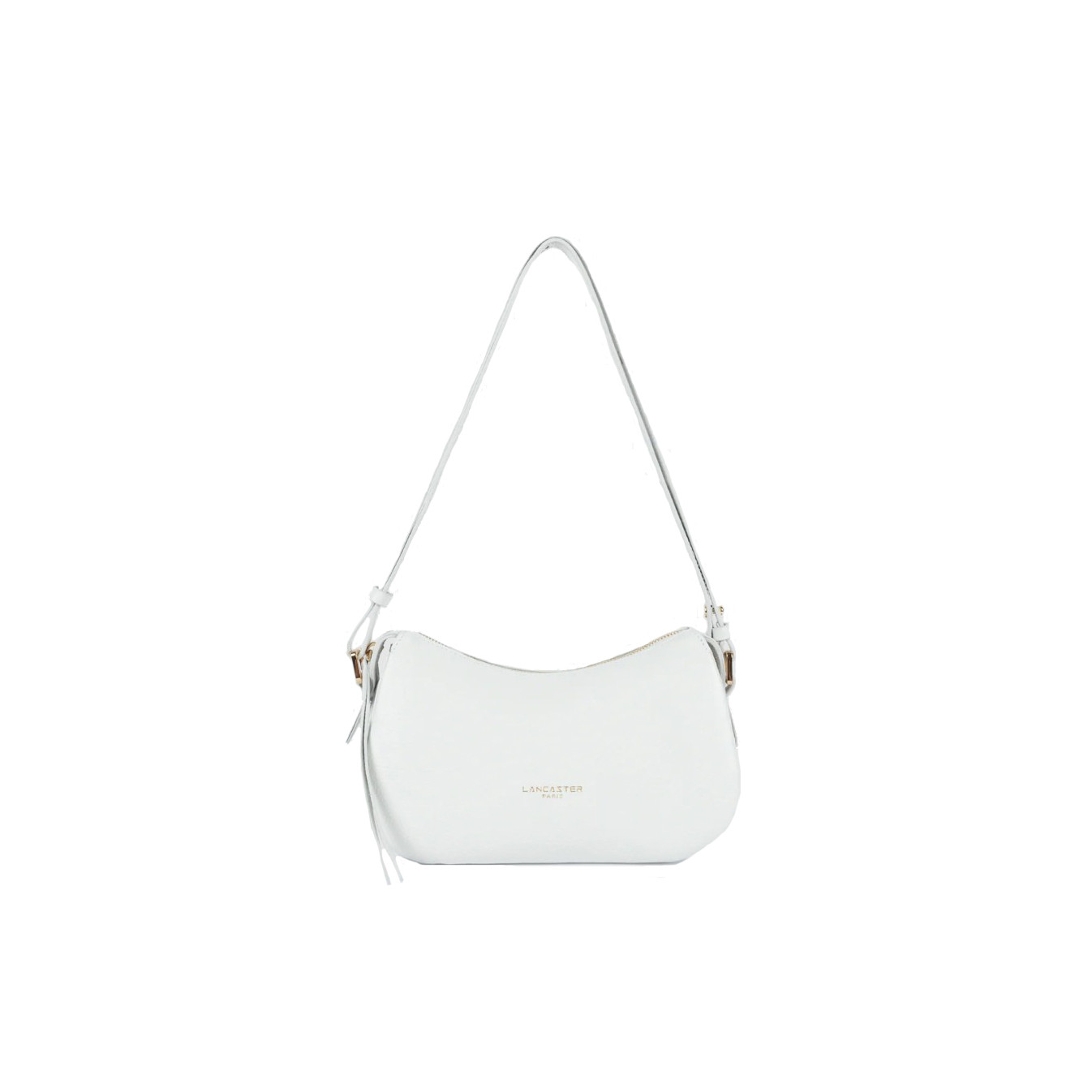 Lancaster Dune Petit sac Besace En Cuir Grainé 529-94 Blanc