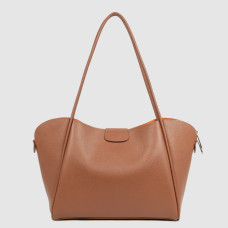 Lancaster Ida Double Grand Sac Cabas Porté Epaule 470-86 Camel-In-Orange dos