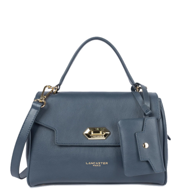 Lancaster Mademoiselle Grace Sac A Main 572-104 Bleu Mer