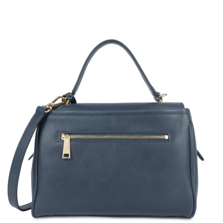 Lancaster Mademoiselle Grace Sac A Main 572-104 Bleu Mer dos