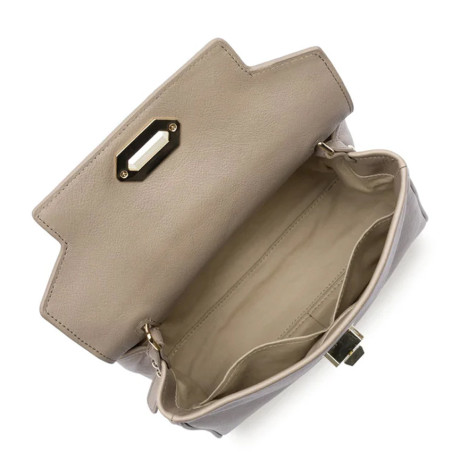 Lancaster Mademoiselle Grace Handbag 572-104 Dark Sand