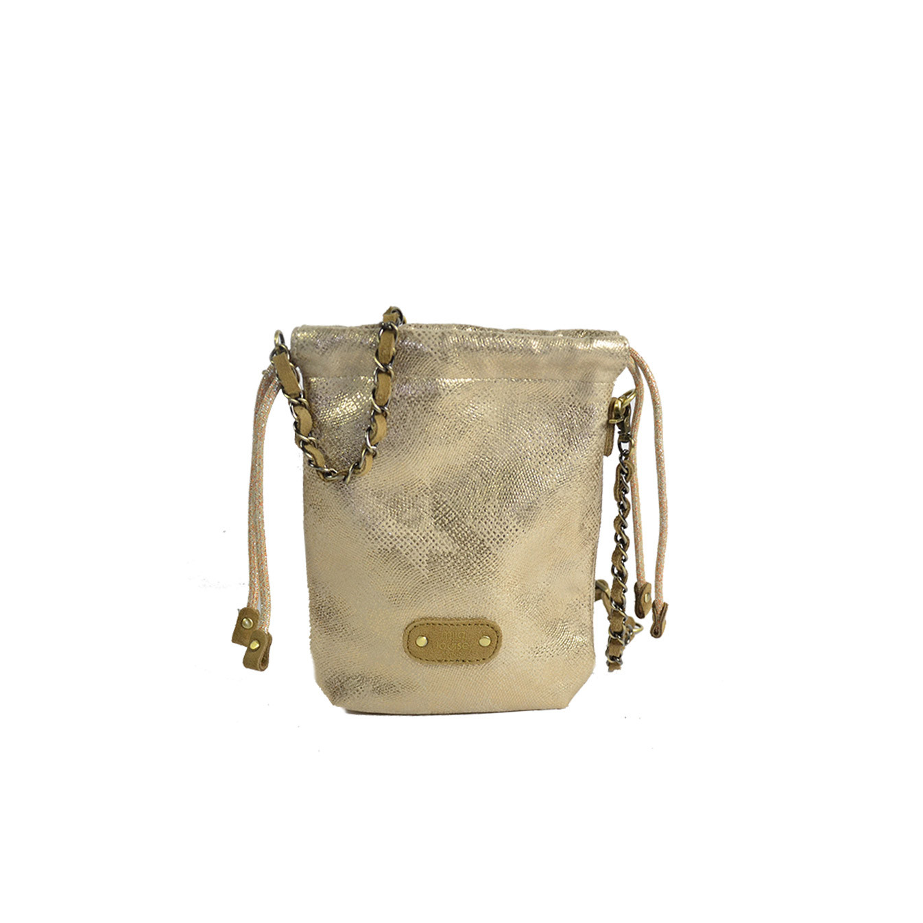 Mila Louise Mai PG2 Sac Pochette Toile Fantaisie Ambre