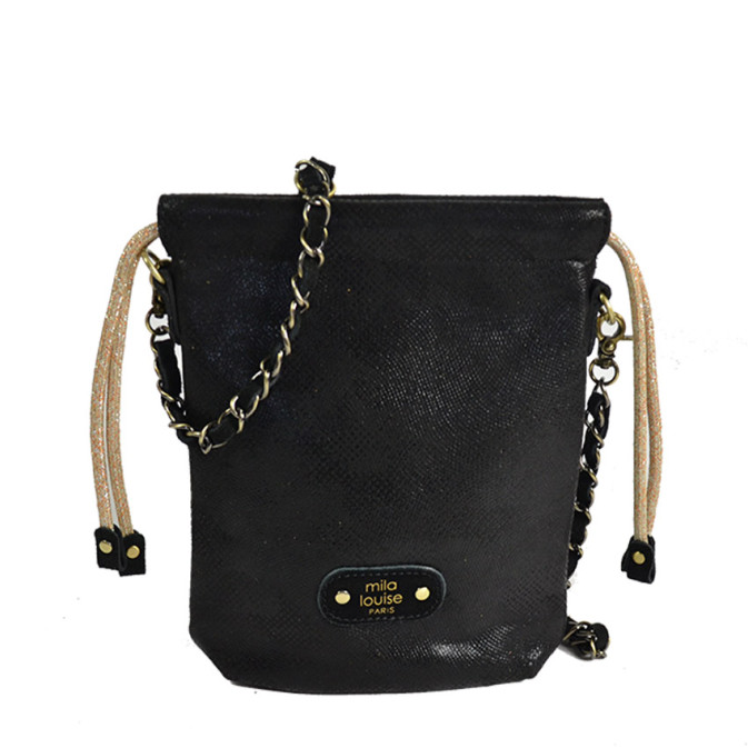 Mila Louise Mai PG2 Pouch Bag Fantasy Fabric Black