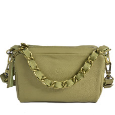 Mila Louise Mama C1 Trotter Bag Grained Leather Oyster
