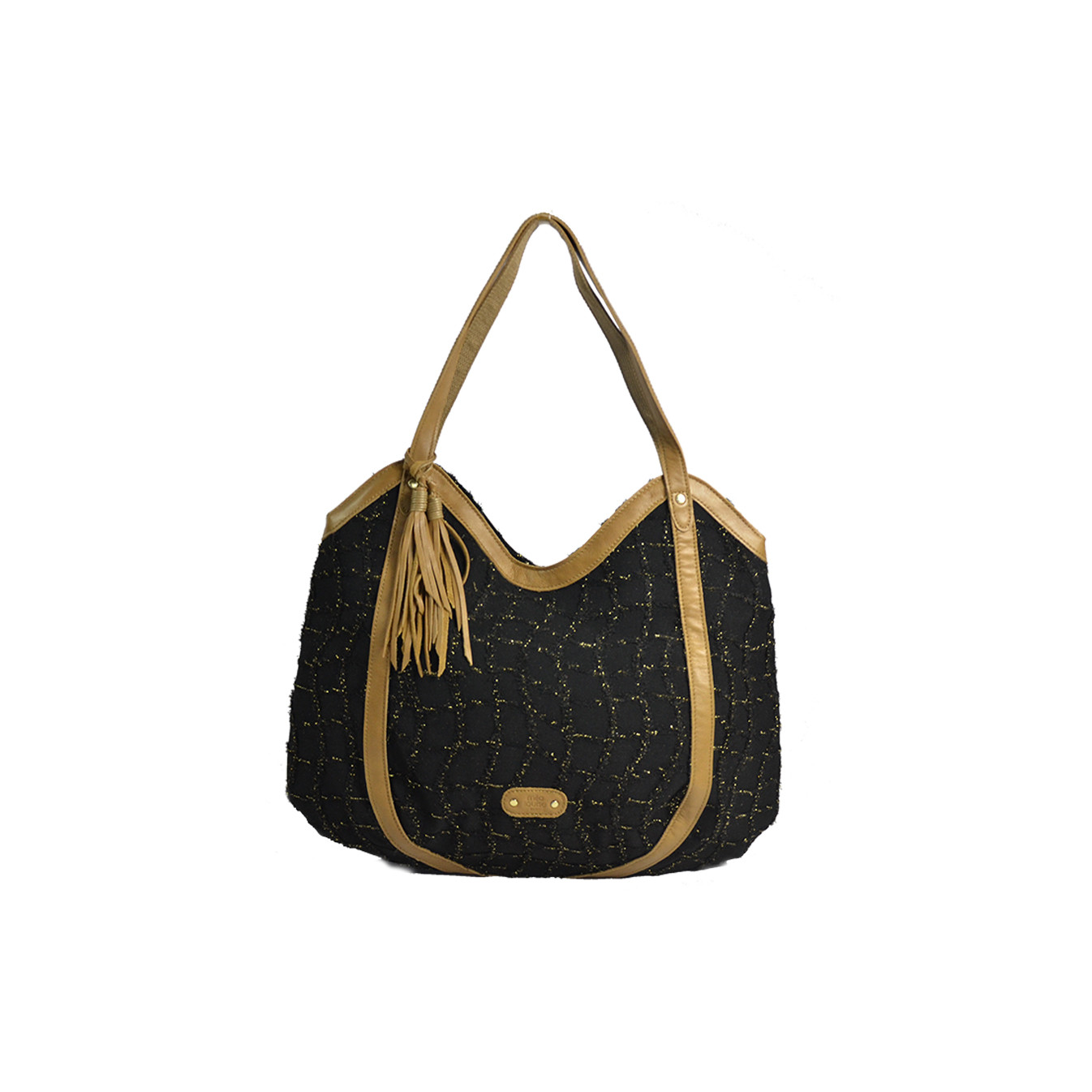 Mila Louise Mina GF2 Small Hobo Bag Black