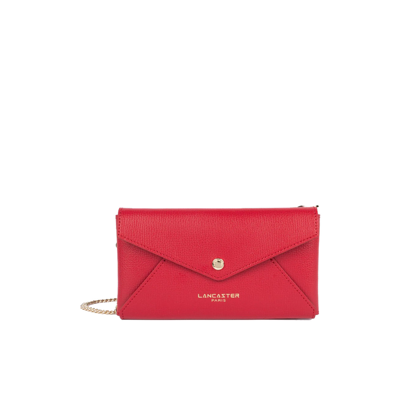 Lancaster Sierra Organized Pouch in Grained Leather 138-015 Red