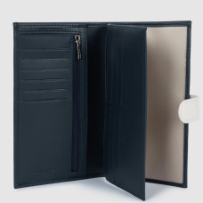 Lancaster Constance All-in-One and Checkbook Holder 137-16 Navy Blu...