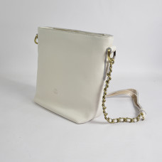 Mila Louise Nita C1 Shoulder Bag Grainy Leather Latte