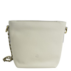 Mila Louise Nita C1 Shoulder Bag Grainy Leather Latte