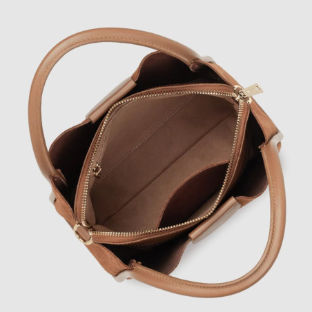 Lancaster Sweden Ida Small Handbag 470-100 Mocha