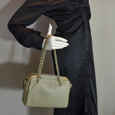 Mila Louise Nell C1 Sling Bag Grainy Leather Oyster