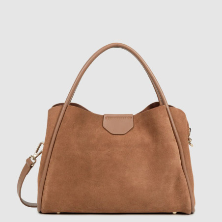 Lancaster Sweden Ida Handbag 470-101 Mocha