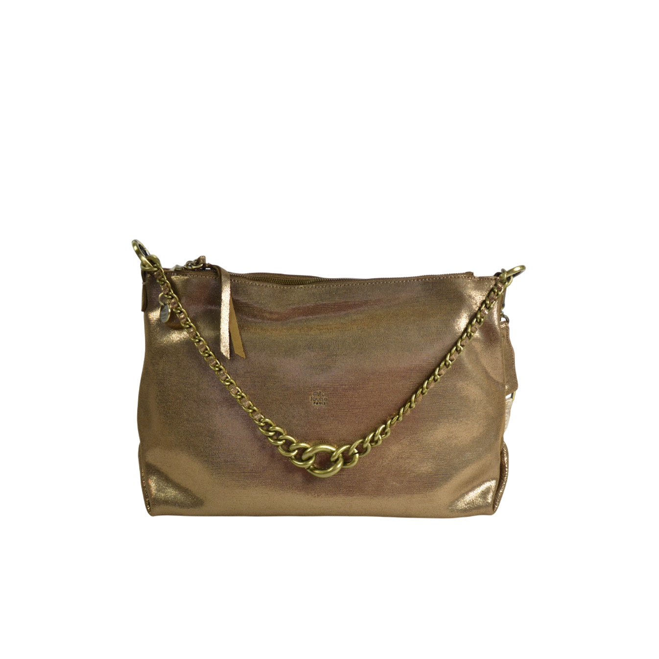 Mila Louise Noeli RX Bag Satchel Bronze Fossil Leather