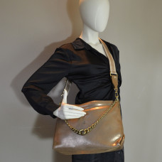 Mila Louise Noeli RX Bag Satchel Bronze Fossil Leather