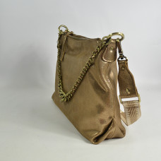 Mila Louise Noeli RX Bag Satchel Bronze Fossil Leather