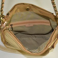 Mila Louise Noeli RX Bag Satchel Bronze Fossil Leather