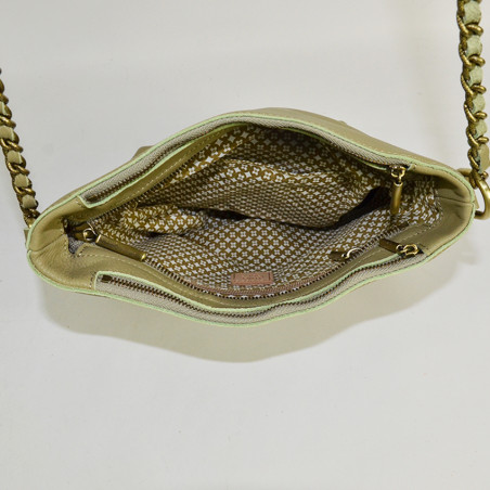 Mila Louise Nita C1 Shoulder Bag Grainy Leather Black