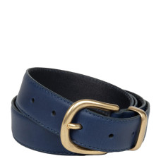 Lancaster Smooth Vachetta Leather Belt for Women M 601-024 Ash Blue