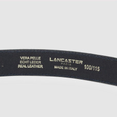 Lancaster Smooth Vachetta Leather Belt for Women M 601-024 Ash Blue