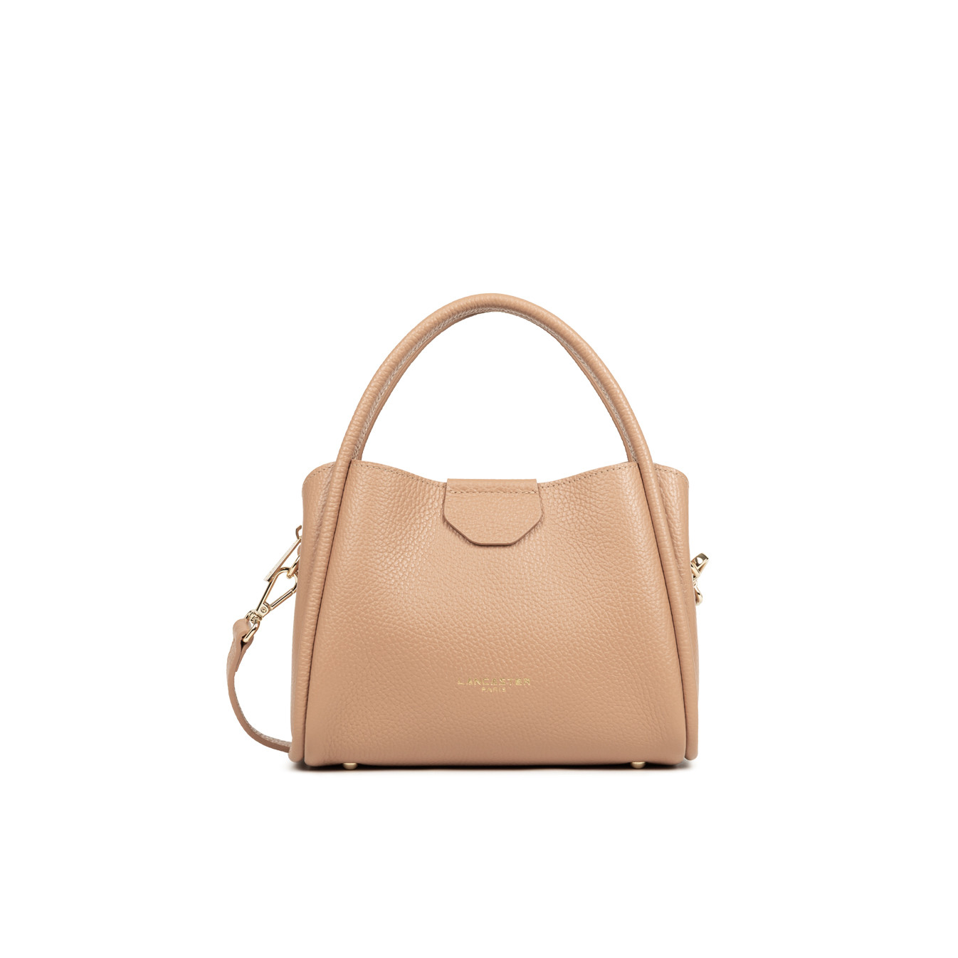 Lancaster Ida Double Shoulder Bag 470-83 Natural-In-Beige