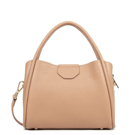 Lancaster Ida Double Sac Porté Epaule 470-83 Naturel-In-Beige dos