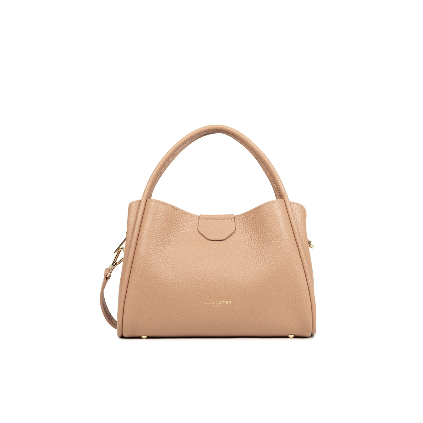 Lancaster Ida Double Shoulder Bag 470-84 Natural-In-Beige