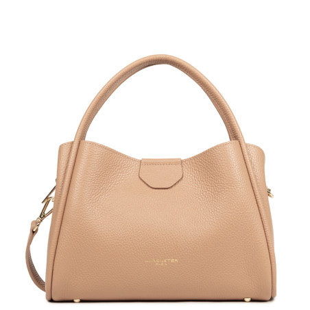 Lancaster Ida Double Shoulder Bag 470-84 Natural-In-Beige