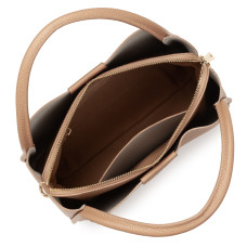 Lancaster Ida Double Shoulder Bag 470-84 Natural-In-Beige