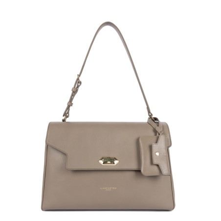 Lancaster Mademoiselle Grace Shoulder Bag 572-109 Dark Sand