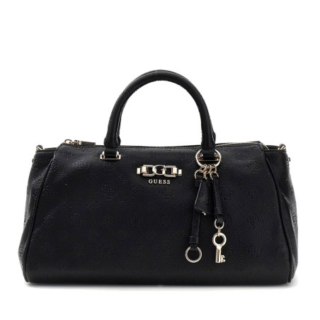 Guess Anise Bowling Handbag Black Logo