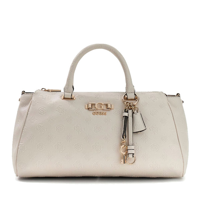 Guess Anise Bowling Handbag Stone Logo