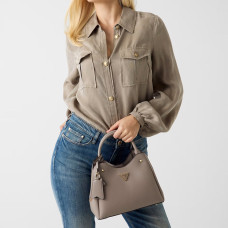 Guess Meridian II Mini Handbag DRT Dark Taupe