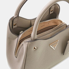 Guess Meridian II Mini Sac A Main DRT Dark Taupe ouvert