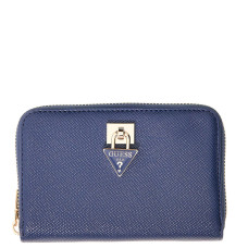 Guess Patsie Medium Zip Navy Wallet