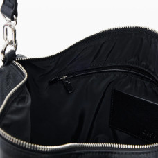 Desigual Half Logo Grand Sac Bandoulière Avec Charms Negro ouvert