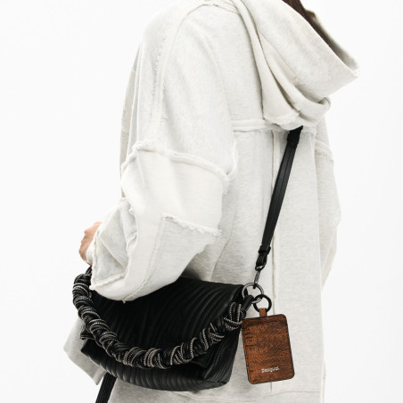 Desigual Helium Small Textured Flap Bag