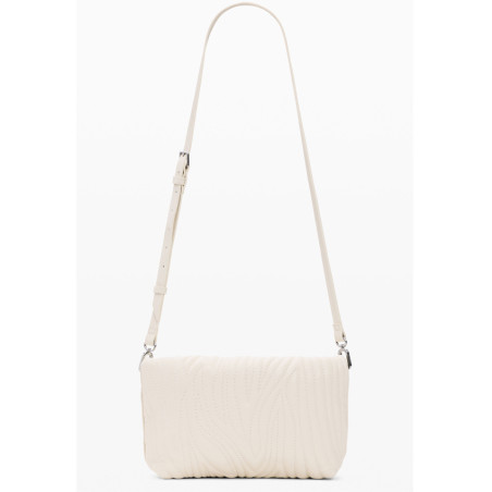 Desigual Helium Petit Sac A Main En Relief Crudo Beige dos