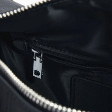 Desigual Mirenis Drawstring Bag M Embroidered With Charms Black