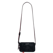 Desigual Mirenis Small Crossbody Embroidered Black Bag