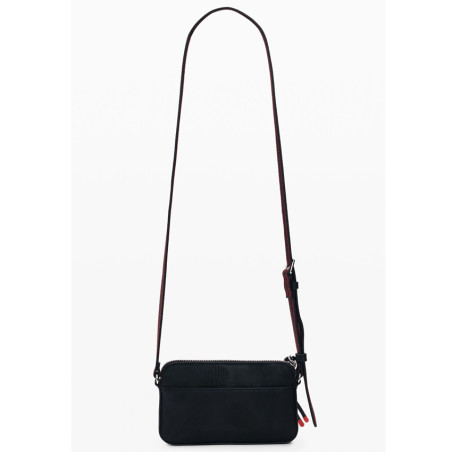 Desigual Mirenis Small Crossbody Embroidered Black Bag