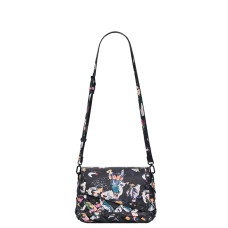 Desigual Osmio Small Crossbody Woven Floral Multicolor Black